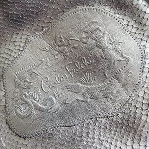Vintage Carlos Falchi Snake Lizard XL Tote